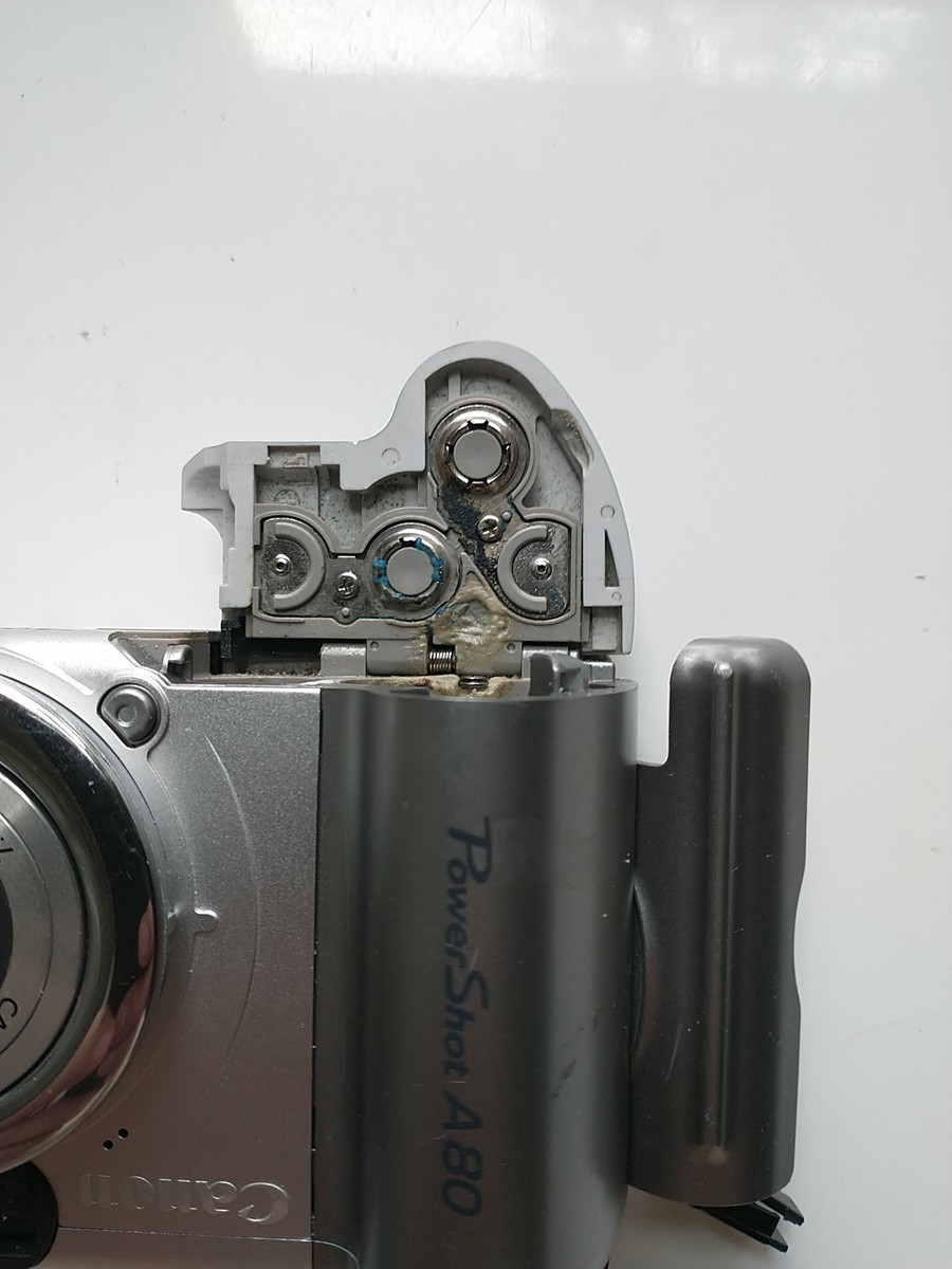 Canon PowerShot A80 4.0MP Digital Camera Silver for Parts Only