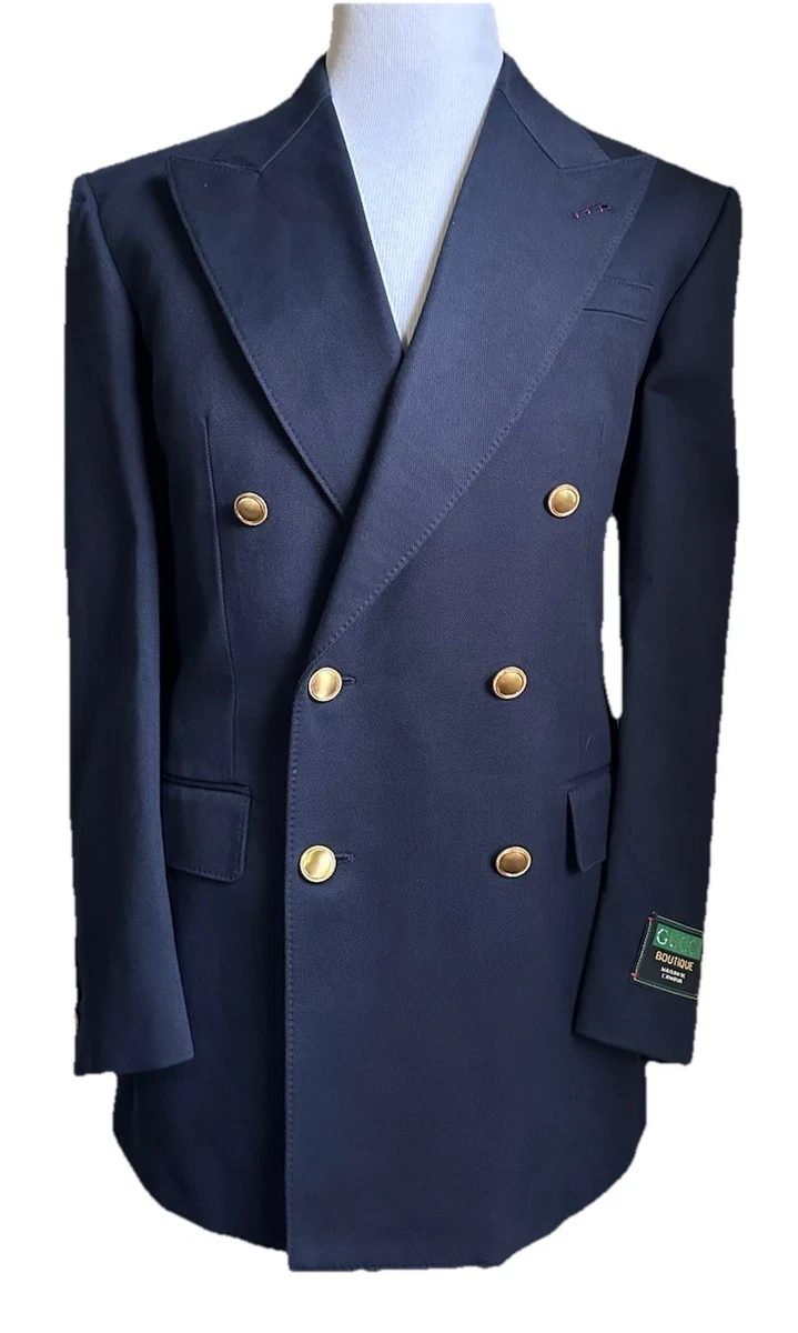 Gucci Blue Double-Breasted Suits & Blazers for Men for sale | eBay