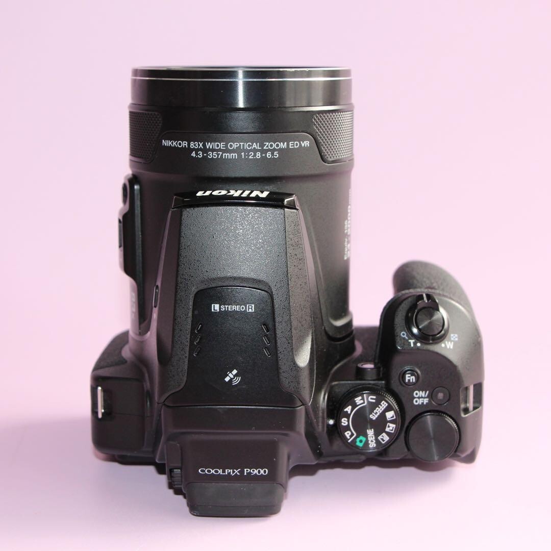Nikon COOLPIX P900 Black Digital Camera 16MP 83x Optical Zoom