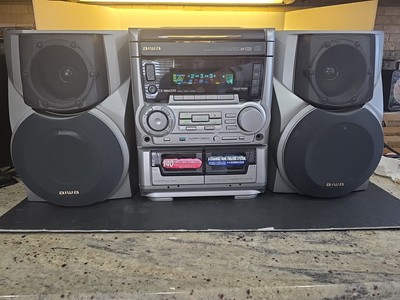 Aiwa CX-NMA545 Digital Audio System TBass 3 CD Stereo Dual