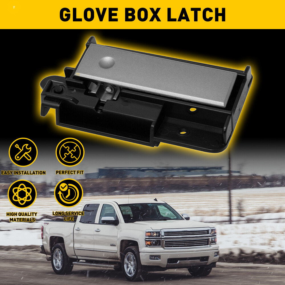 For 2007-2013 Silverado Sierra Upper SILVER Compartment Glove Box