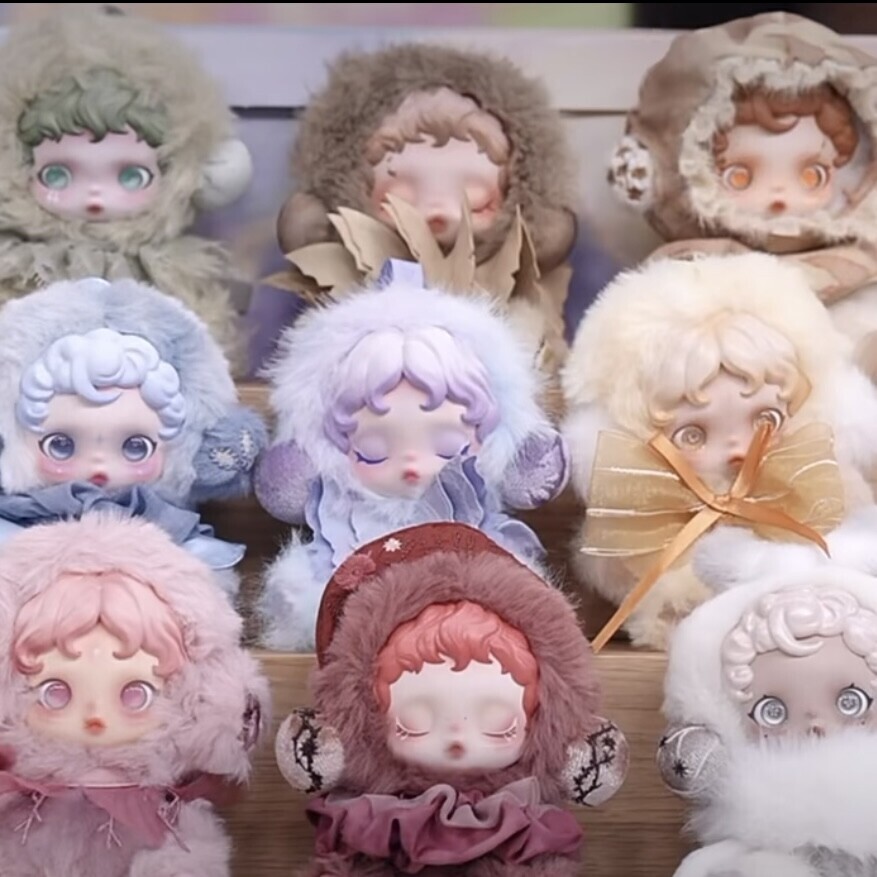 Authentic SKULLPANDA L' impressionnisme Plush Series Confirmed