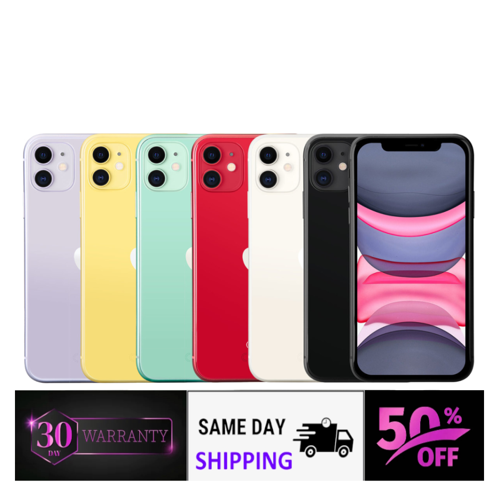 Apple iPhone 11 64GB 128GB Unlocked Verizon At&t 4G LTE Black