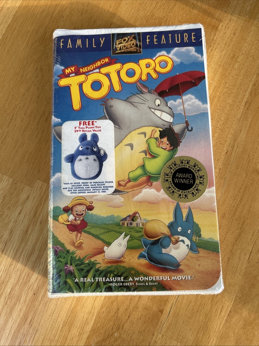 My Neighbor Totoro (VHS, 1993) RARE Clamshell Sealed HTF Miazaki