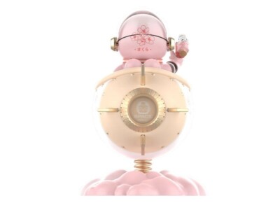 POP MART MEGA SPACE MOLLY 100% Blooming-Sakura H110mm JAPAN