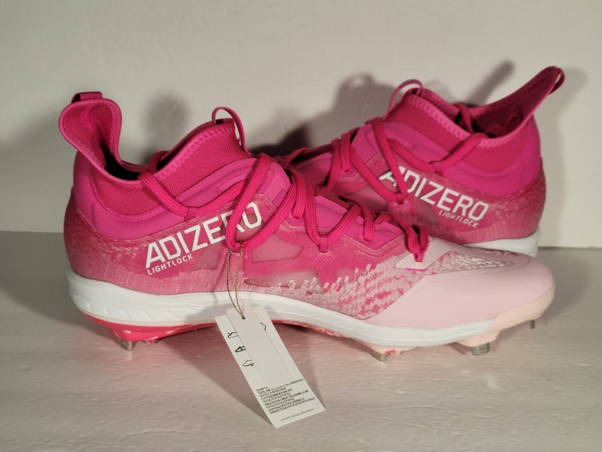 Adidas Adizero Afterburner Baseball Cleats Pink GZ9707 Men's Sz 15