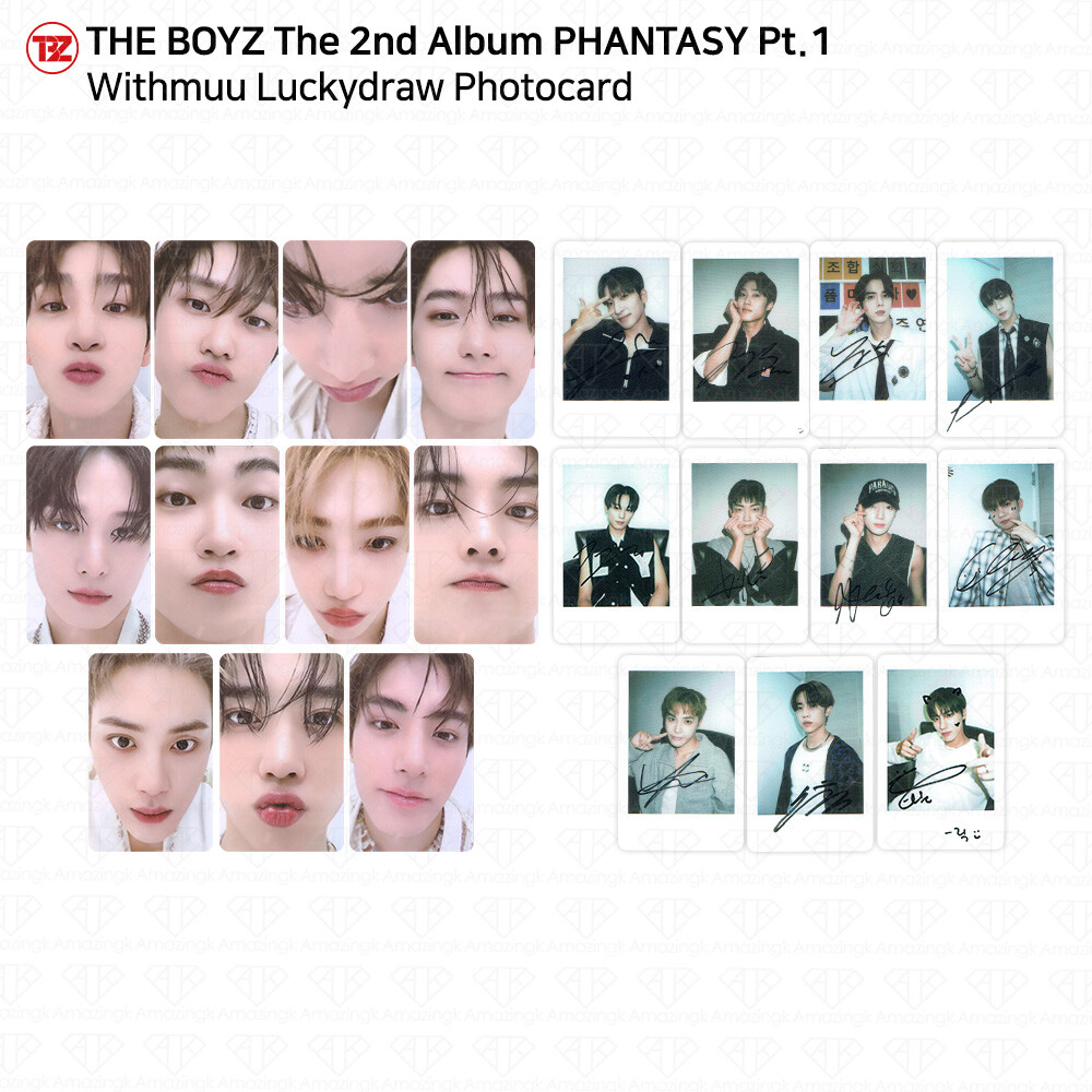 The Boyz Phantasy Pt.1 Withmuu Luckydraw PVC Photocard Benefit
