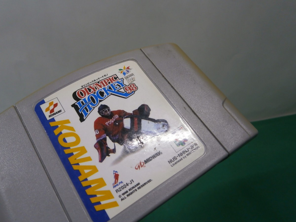 N64 - Olympic Hockey Nagano 98 - Nintendo 64, Japan. Sports Game