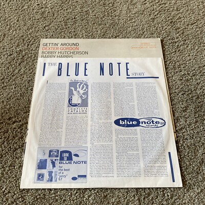 Dexter Gordon – Gettin' Around Blue Note BST 84204 DMM STEREO US