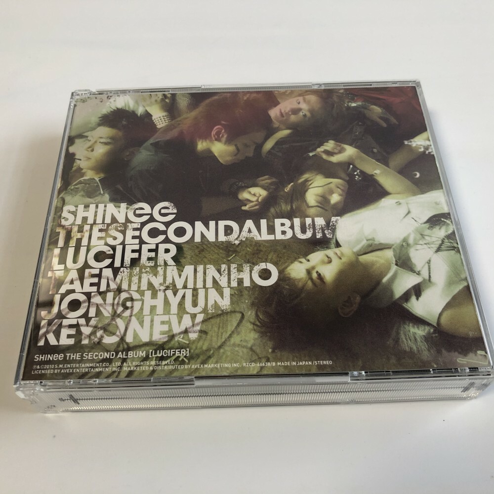 SHINee THE SECOND ALBUM LUCIFER CD+DVD JAPAN | eBay