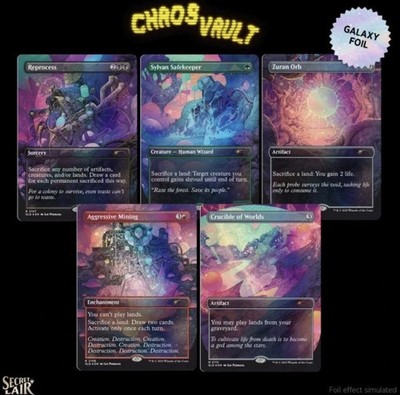 MTG Secret Lair Alien Auroras Galaxy FOIL - Sealed - SLD Secret