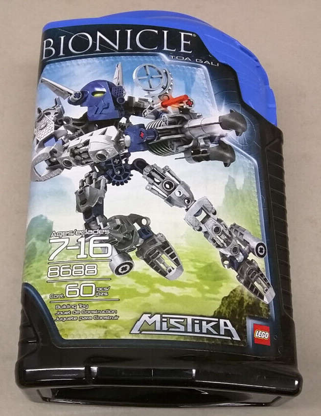 LEGO Bionicle 8688 Toa Gali NEW! Blue Mistika Mask of Water