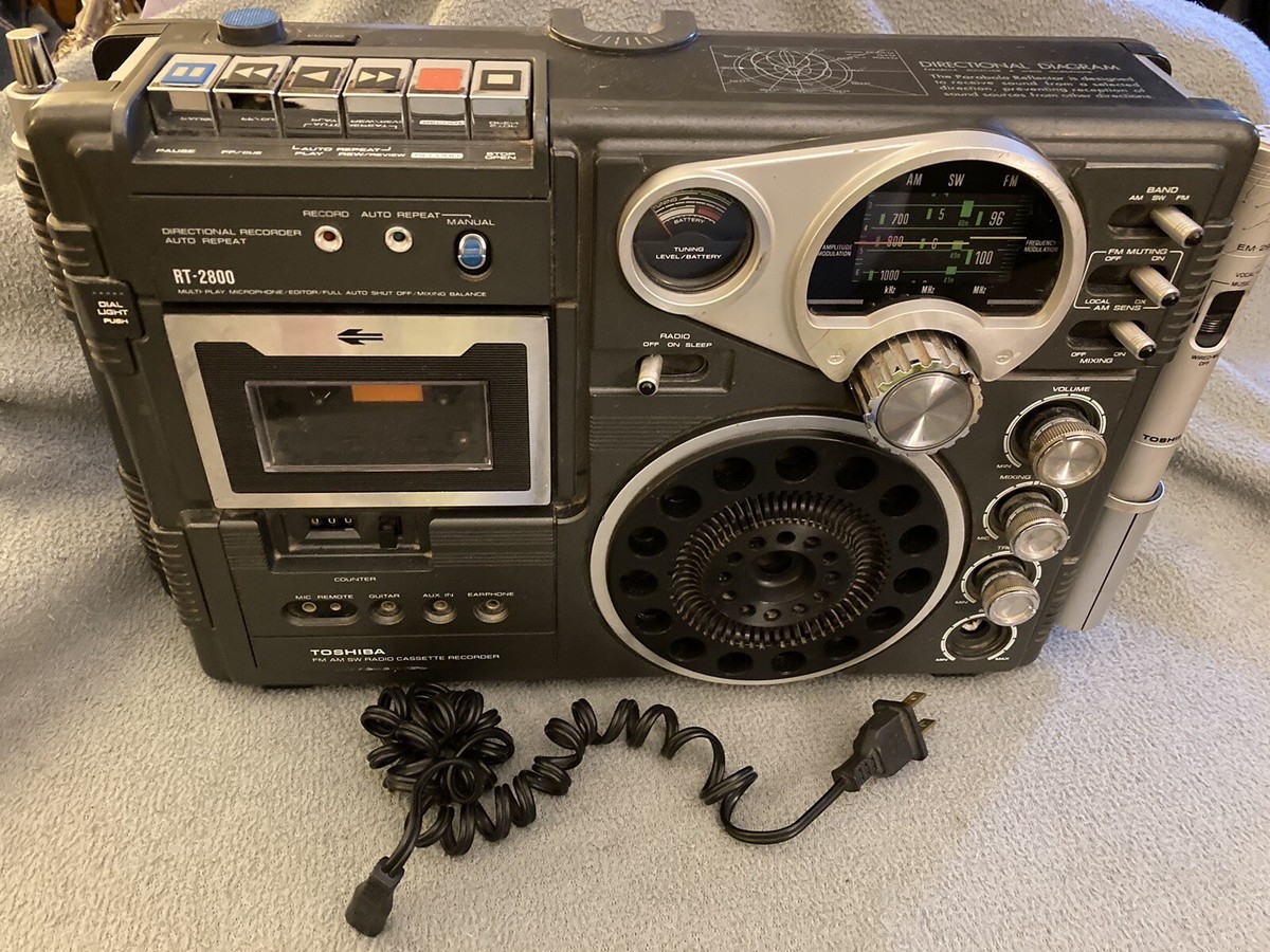 Toshiba RT-2800 Actas Boombox 1977 | eBay