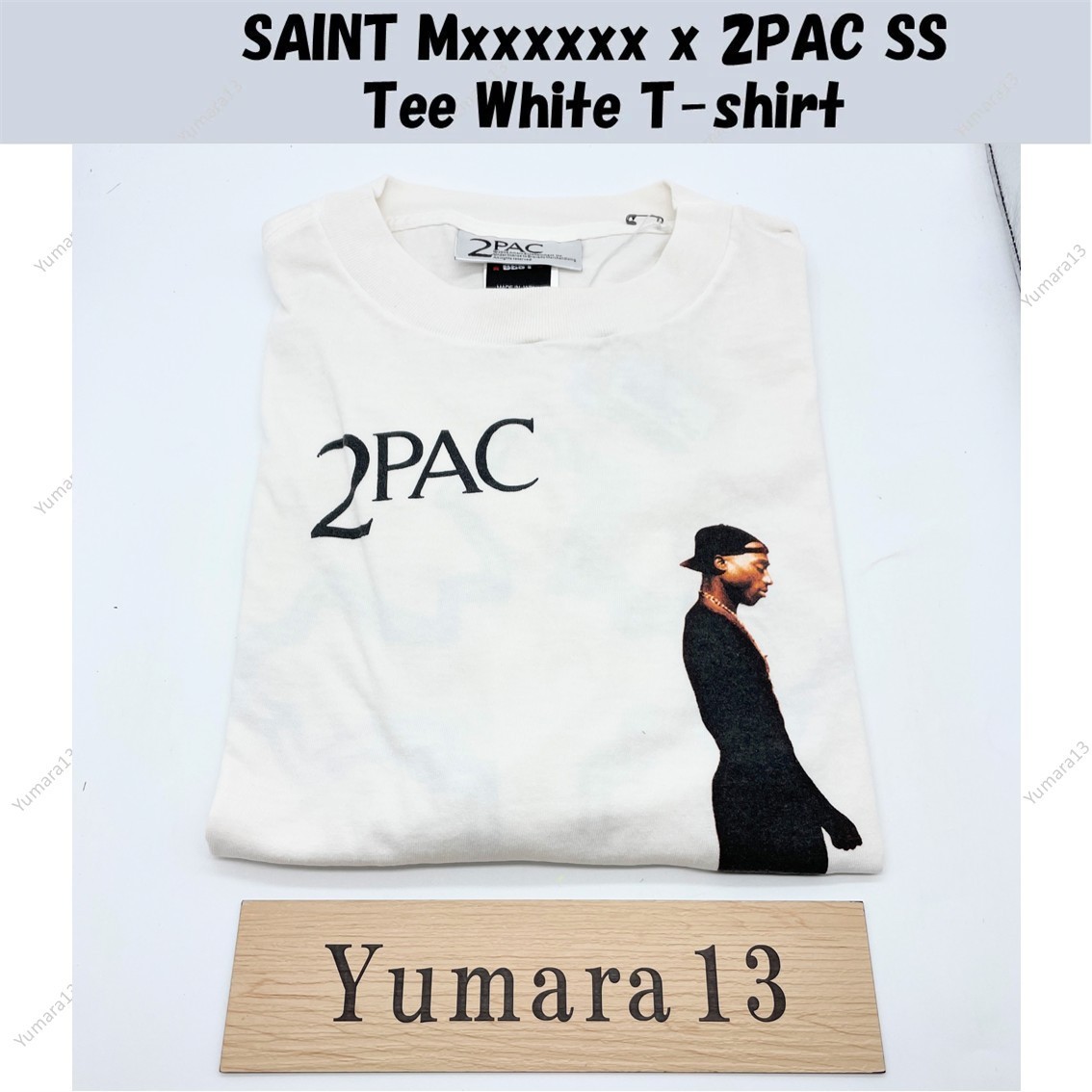 SAINT Mxxxxxx x 2PAC SS Tee White T-shirt | eBay