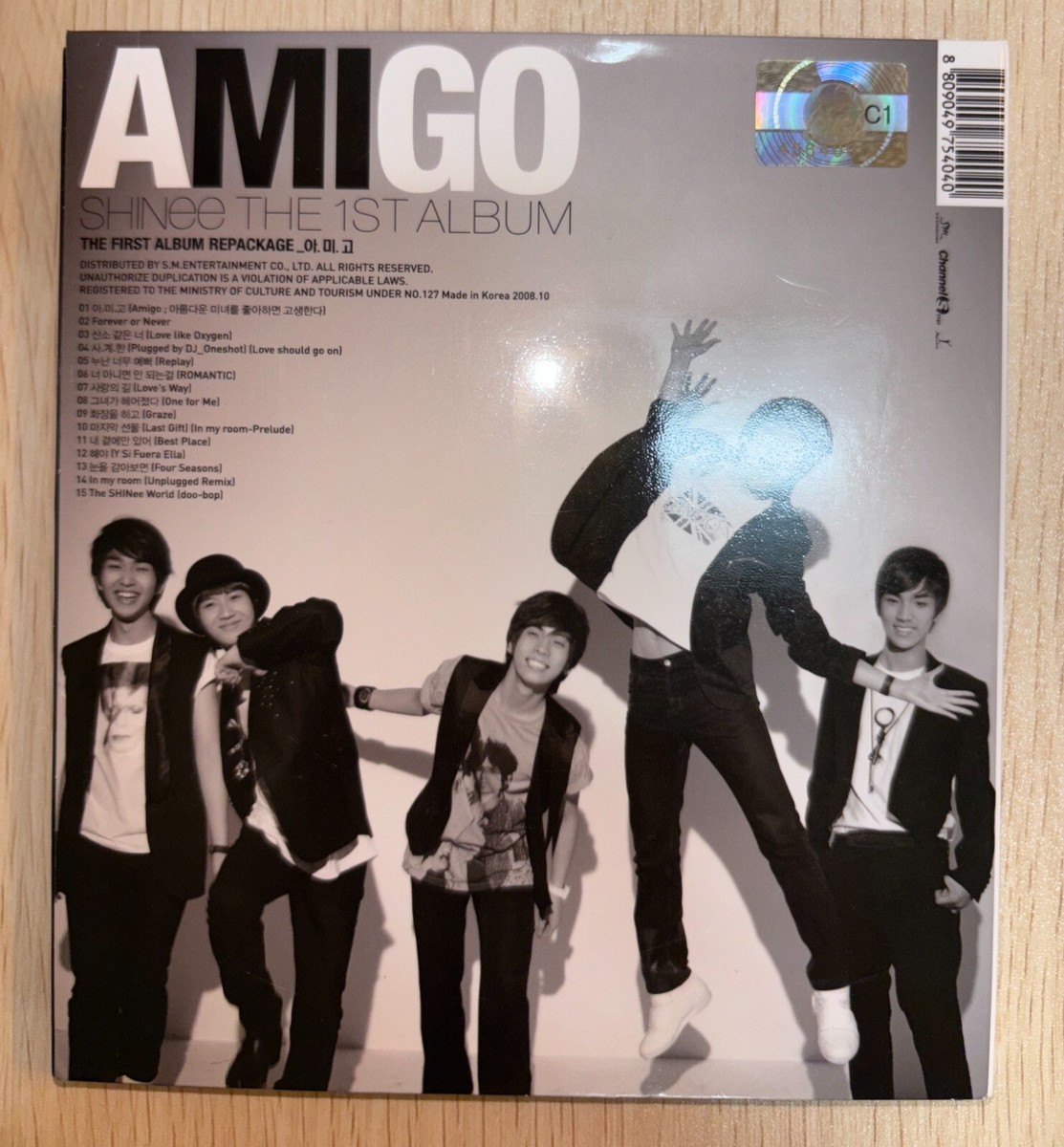 SHINee [AMIGO] Autographed Signed Album MINT RARE | eBay
