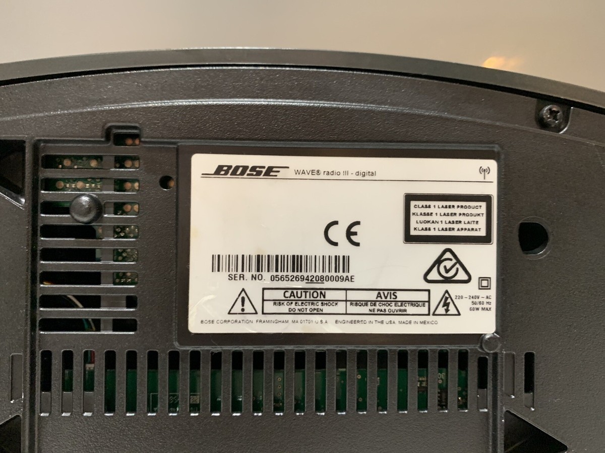 Bose Wave Radio iii, Radio AM/FM, Alarm, Bluetooth Dongle /So | eBay