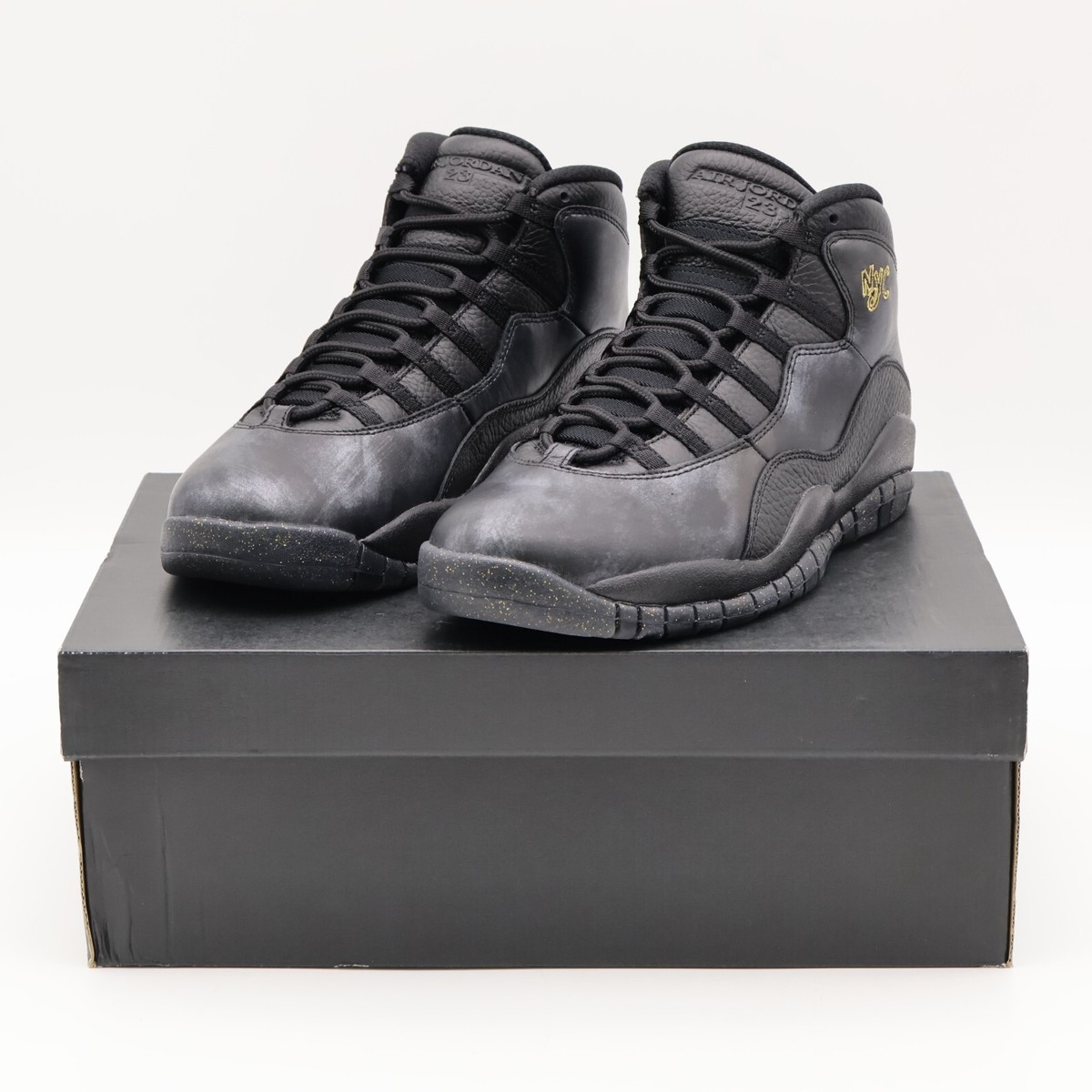 310805-012 Nike AIr Jordan 10 Retro NYC New York City Black