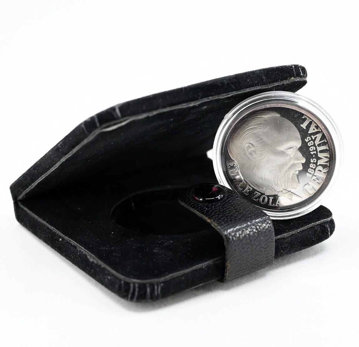 FRANCE 100 Francs 1985 Silver 0.950 Proof Centennial Emile Zola's