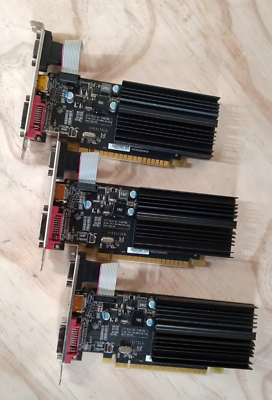 LOT of 3 XFX ATI Radeon HD 5450 1 GB GDDR3 PCI Express x16 Desktop