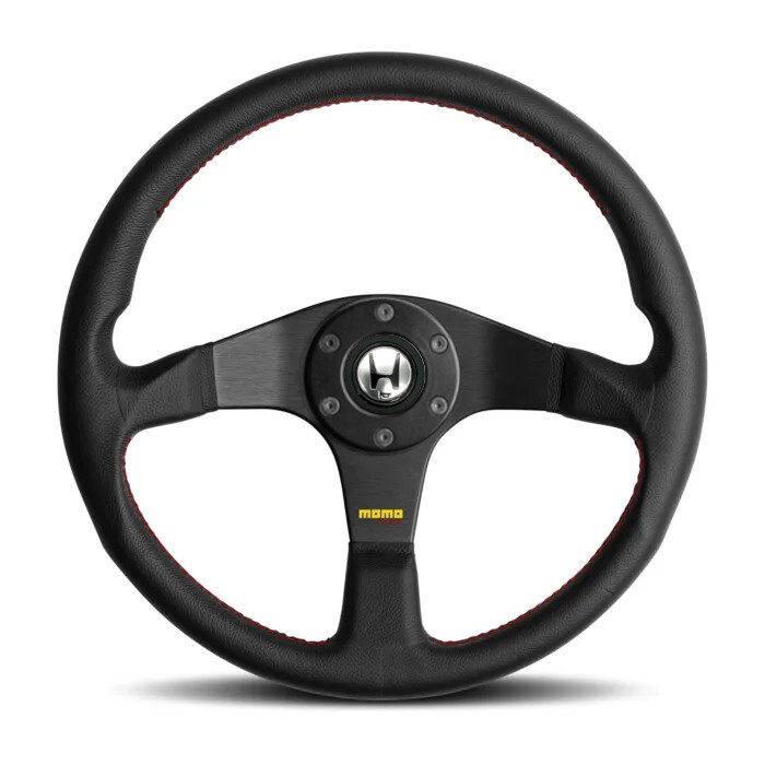 MOMO Tuner Steering Wheel 350mm Honda NSX R Hommage Black Leather