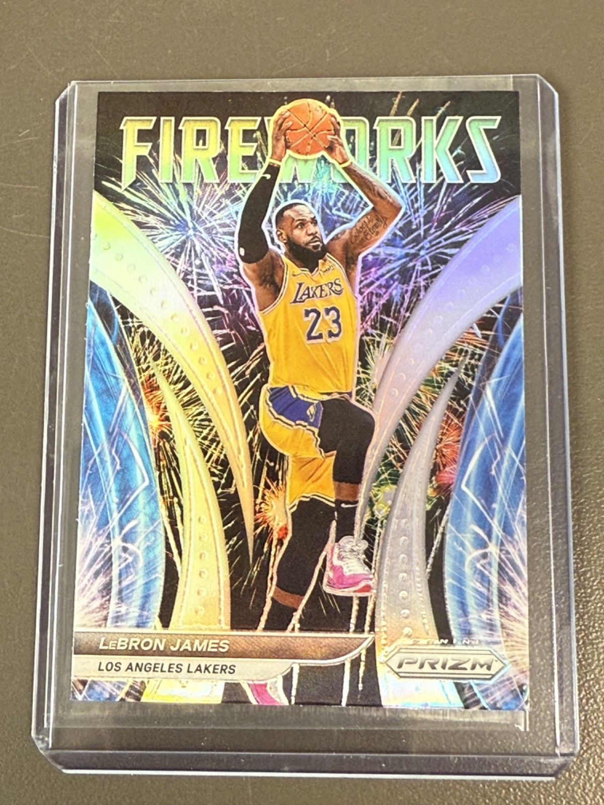 LeBron James 2021 Prizm #1 Fireworks - Silver Price Guide - Sports