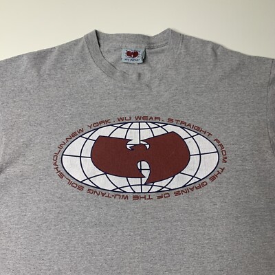 Vintage Wu Tang Clan T Shirt Hip Hop Rap Tee 90s Promo Method Man