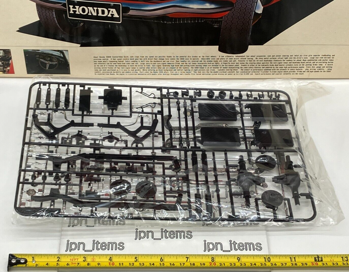 Otaki 1/12 Plastic Model Kit Honda S800 Display Unassembled