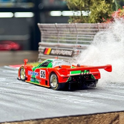 MotorHelix 1/64 Mazda 787B Le Mans Winner Diecast Toy Car Model