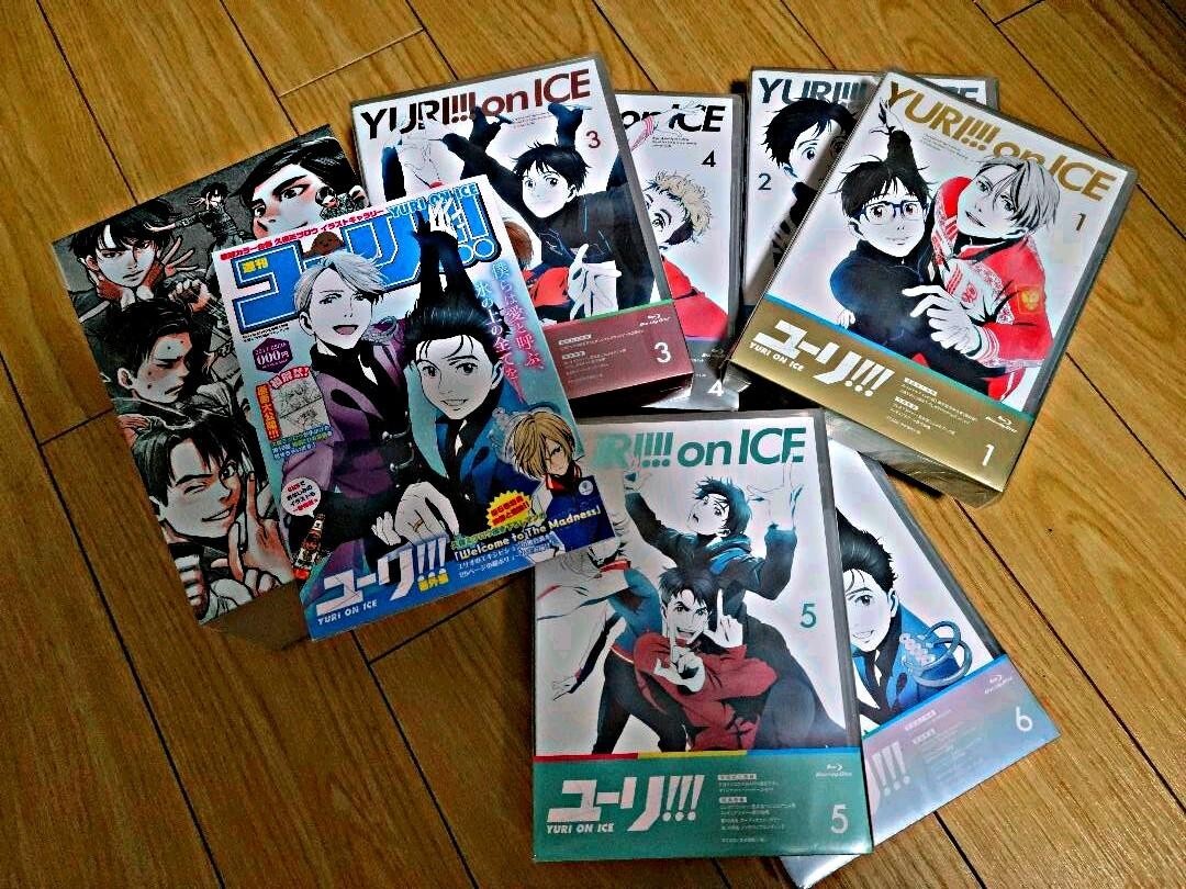 Yuri on ICE Blu-ray whole volume set with storage box Japanese