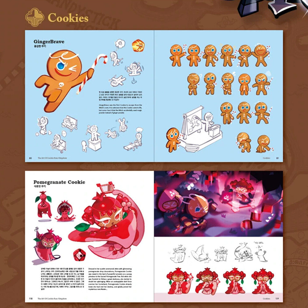 The Art of Cookie Run Kingdom Art Book English Korean 220Pages