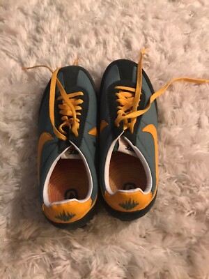Vintage Nike Oregon Waffle Green Yellow “Pine Tree” Running Shoes