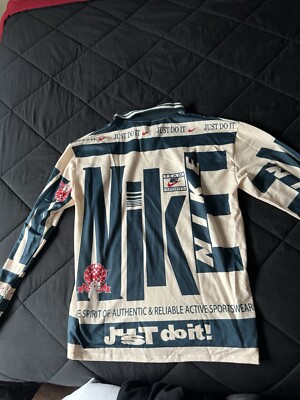 Nike x Cactus Plant Flea Market Long-Sleeve Polo 'Natural' | eBay