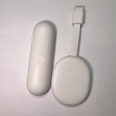 Google Chromecast with Google TV 4K - Snow Freeshipping | eBay