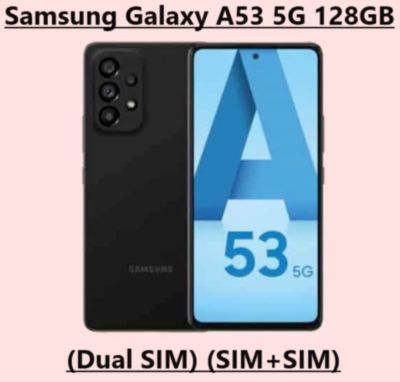 Samsung Galaxy A53 5G (A536U/DS) 128GB Black Unlocked (Dual SIM