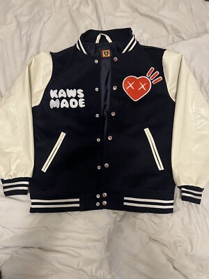 Kaws x Human Made Varsity Jacket | eBay