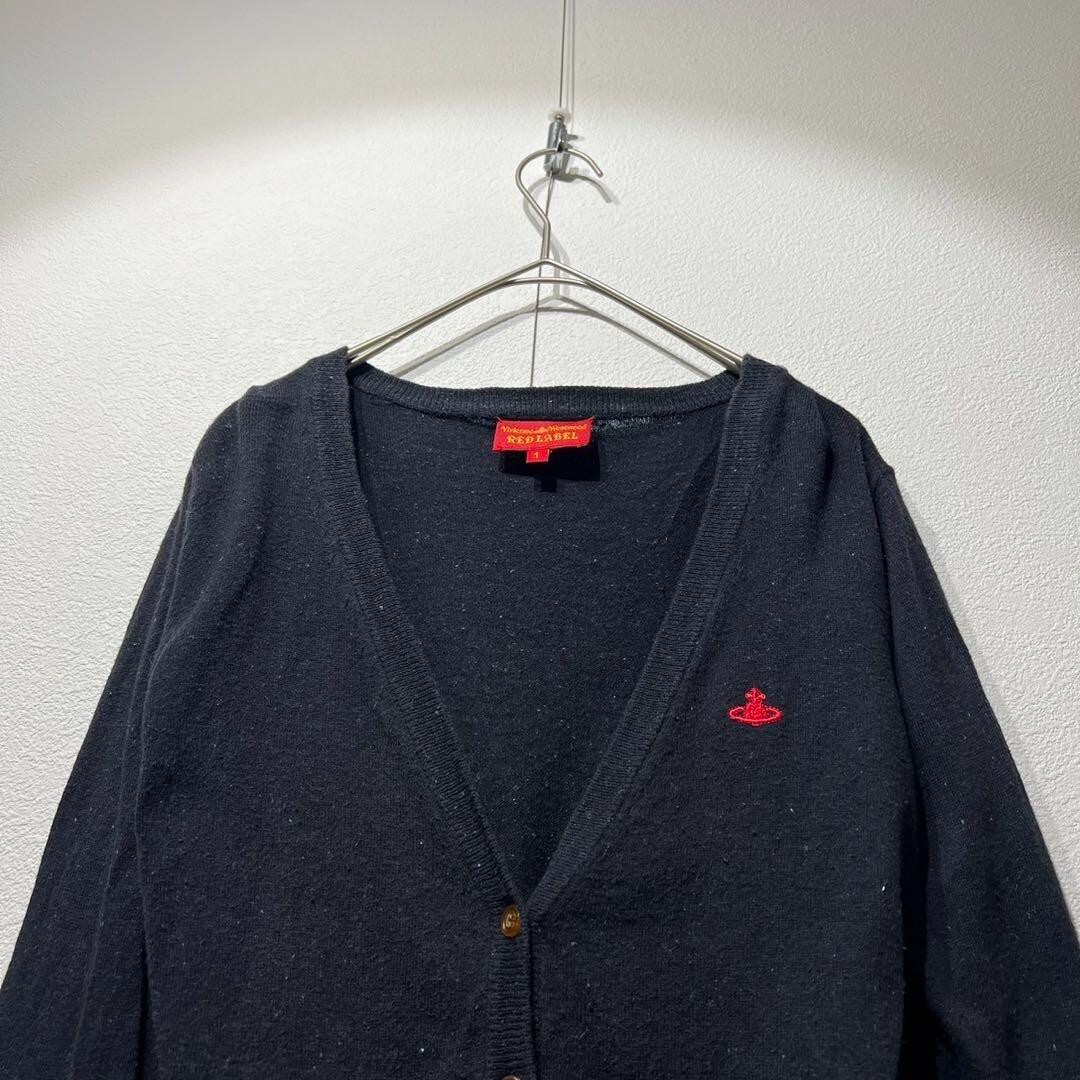 Vivienne Westwood Red Label Wool Knit Cardigan Orb Embroidery