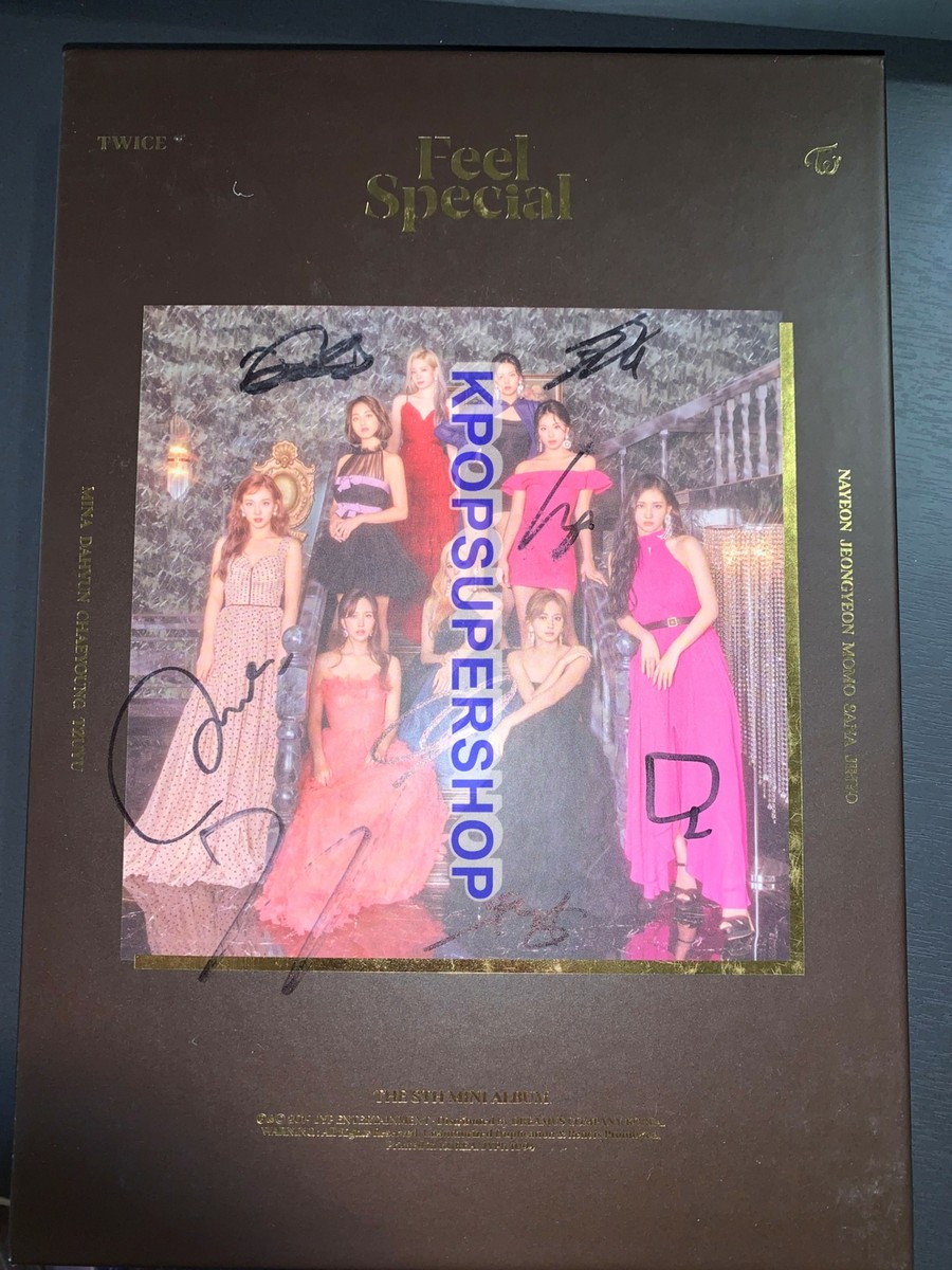 Twice 8th Mini Album Feel Special Autographed Signed CD Great