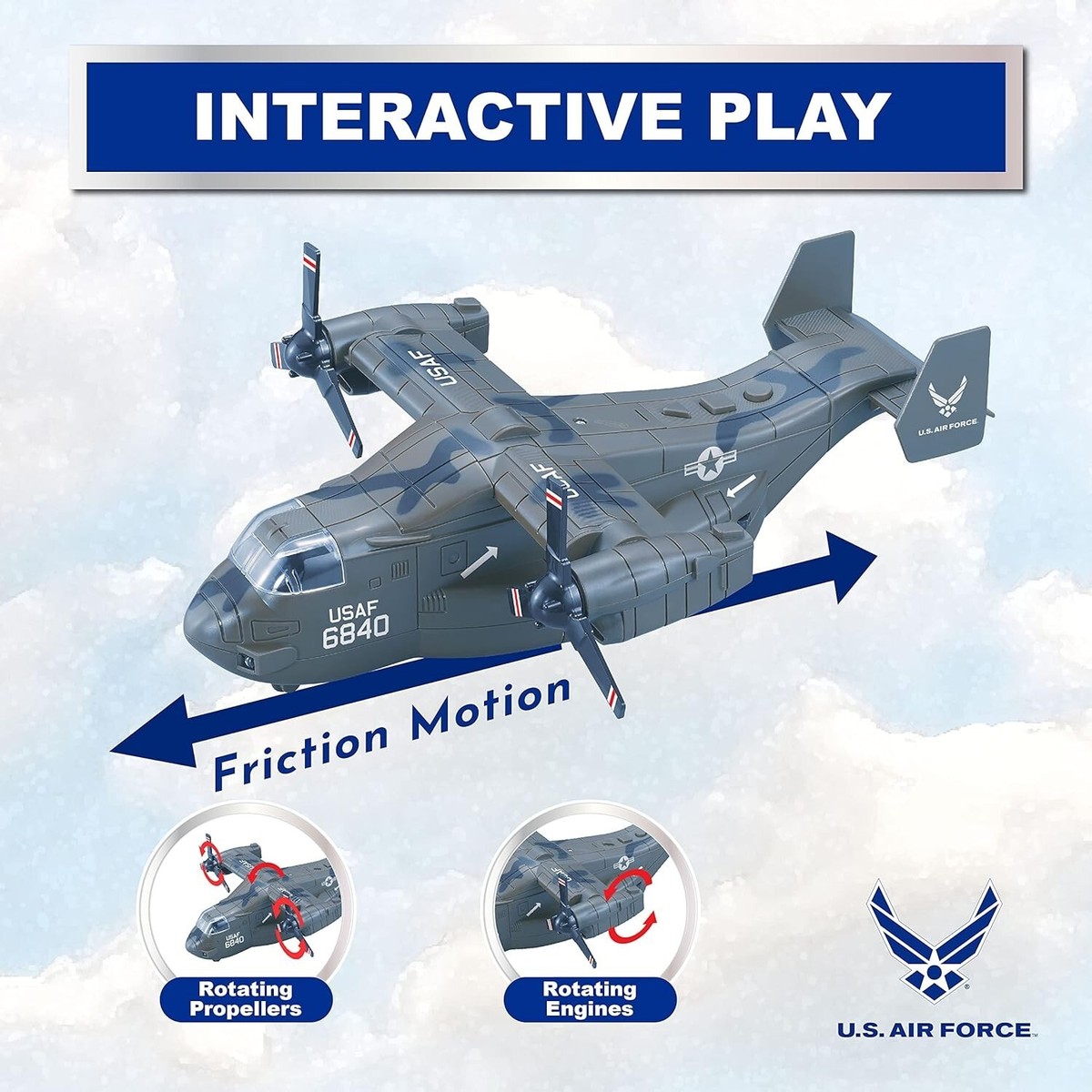 US Air Force - 1:72 Scale V22 Osprey Aircraft (BBAF20311) | eBay