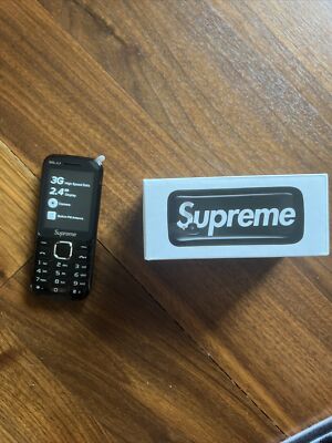 Buy Supreme/BLU FW19 Burner Phone - Black (Unlocked) (Dual SIM