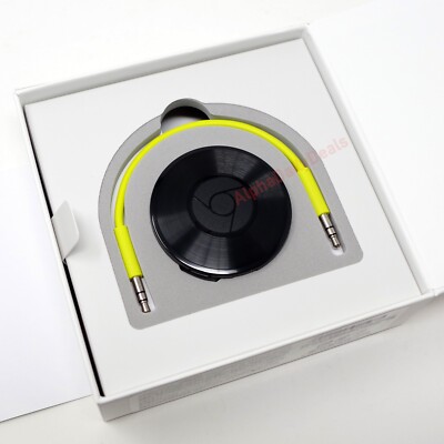 NEW Google Chromecast Audio Media Streamer Black RUX-J42