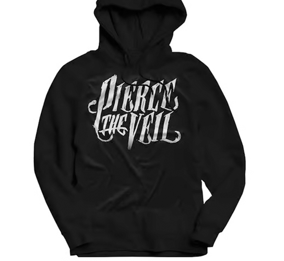 Pierce The Veil logo band hoodie black Unisex adults All sizes S