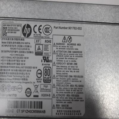 HP EliteDesk 800 G3 SFF D16-180P1A 80 Plus Desktop Power Supply