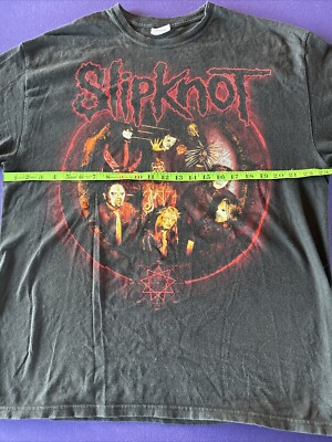 Slipknot Band T Shirt Hanes Heavyweight Mens Size XL Vintage | eBay
