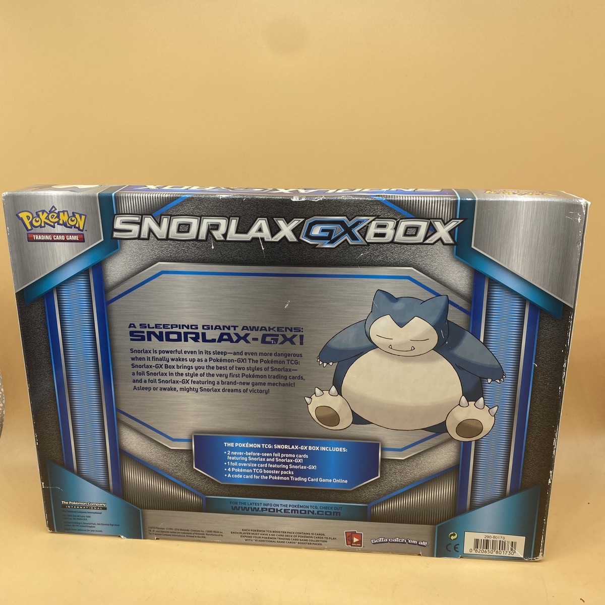 Pokemon XY Evolutions Snorlax GX Box - Sealed 2016 | eBay