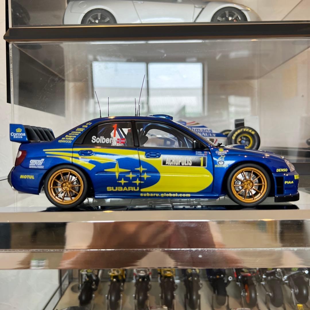 AUTOART Subaru Impreza WRC 2004 Acropolis Rally Petter Solberg 1