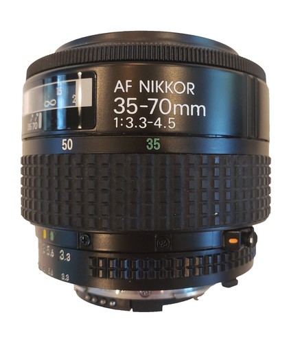 Nikon Nikkor AF 35-70mm 1:3.3-4.5 Zoom Lens with Caps | For Nikon