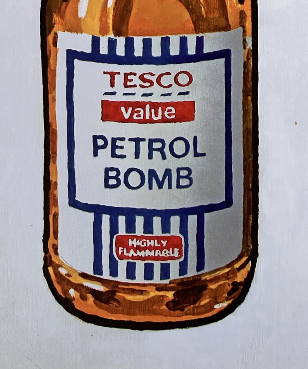 Banksy (1974) - Tesco Value Petrol Bomb Poster 2011 - Limited