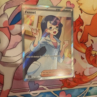 Pokémon TCG Fennel 162/086 SV 10.5: Black Bolt Full Art Trainer