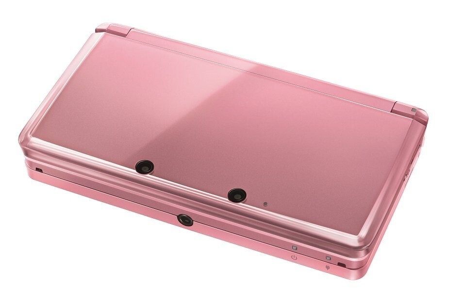 Nintendo Original 3DS Pearl Pink Handheld System Tested Works! 2