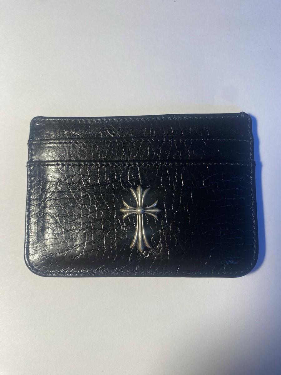 chrome hearts Leather Cardholder Cross | eBay